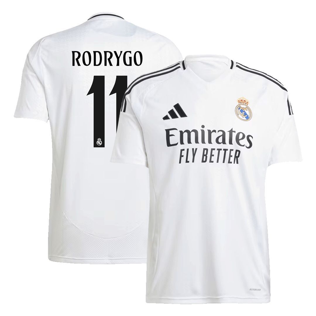 RODRYGO #11  Real Madrid Soccer Jersey Home Custom Shirt 2024/25 - Jersey