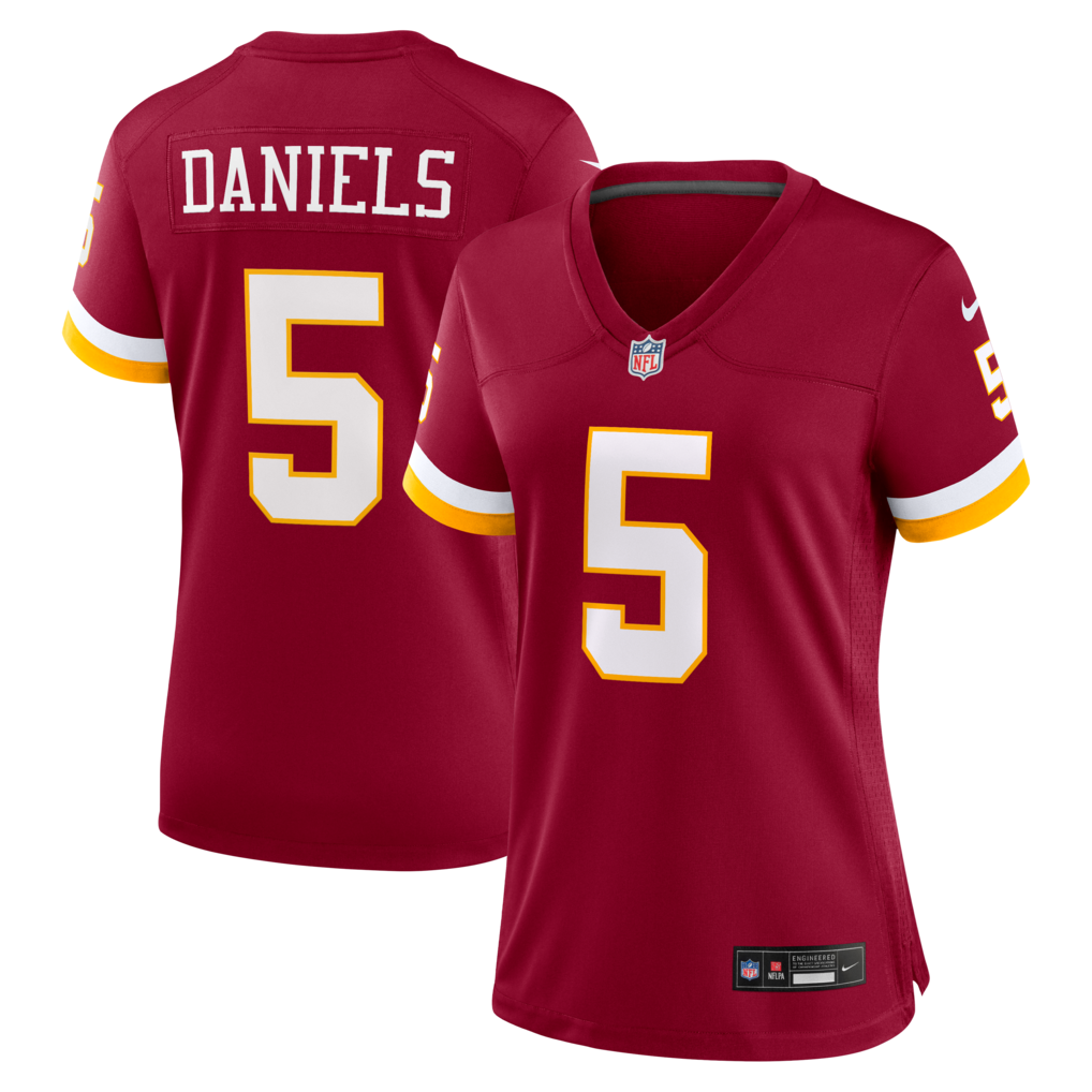 Women's Washington Commanders Jayden Daniels Nike Burgundy Game Jersey - Jersey