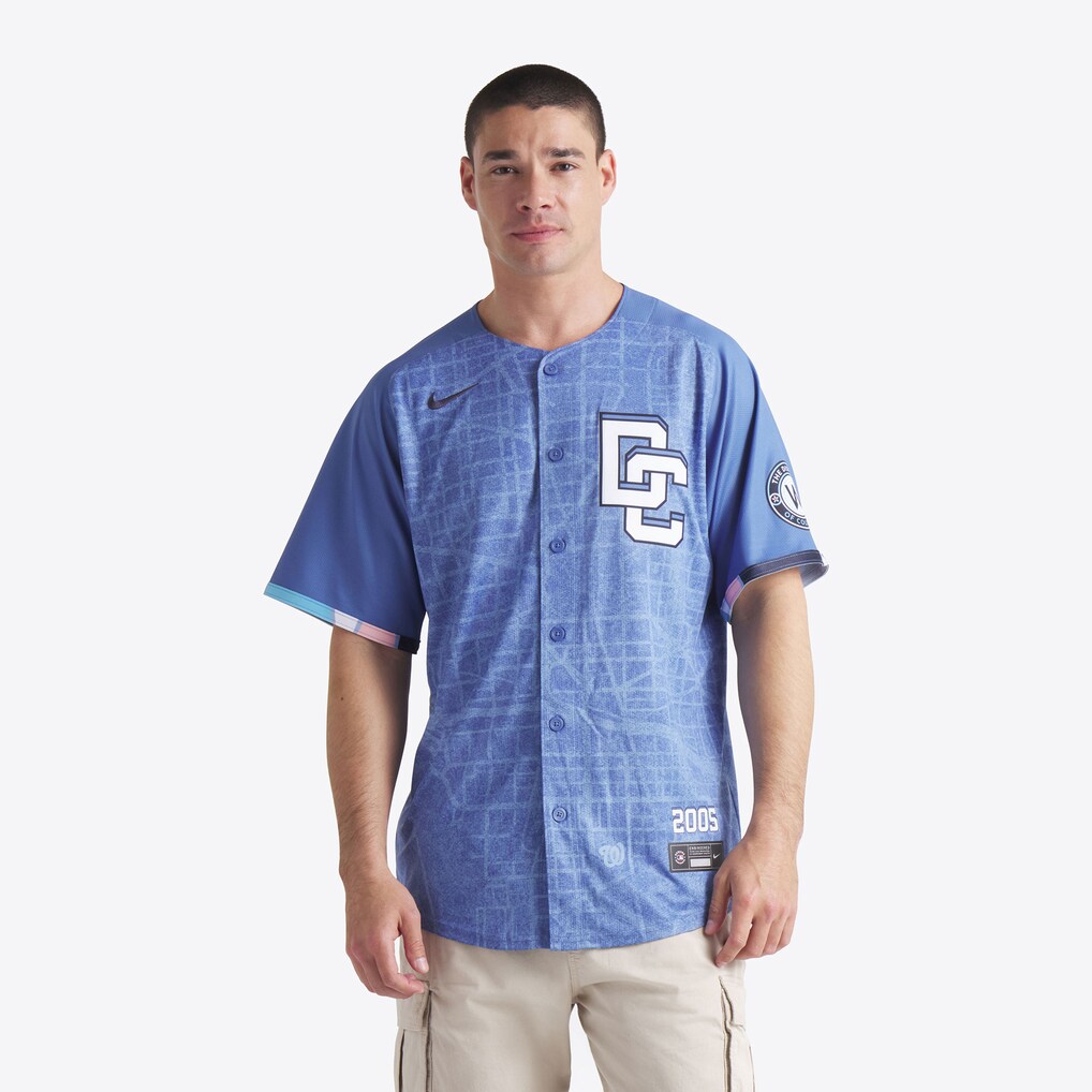 Men's Washington Nationals  Nike Blue 2025 City Connect Limited Jersey - Jersey