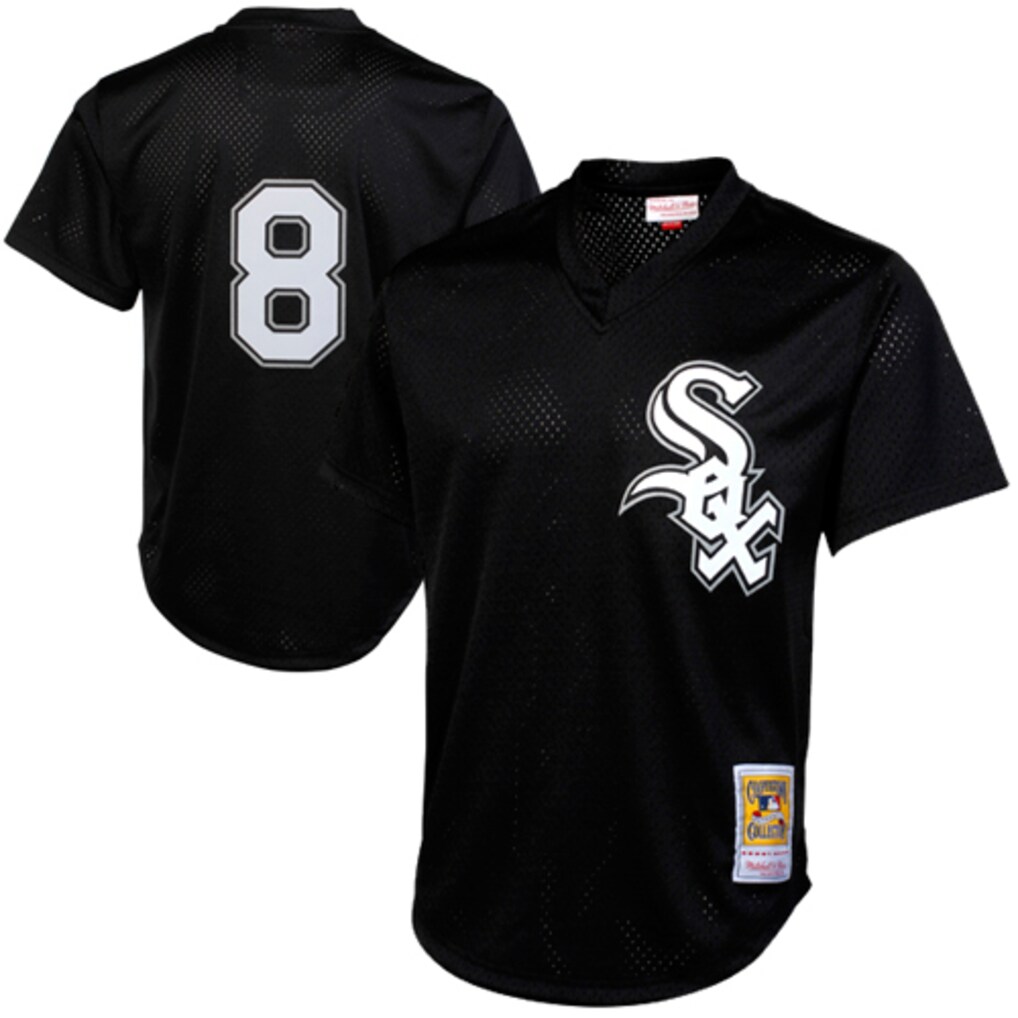 Men's Chicago White Sox Bo Jackson Mitchell & Ness Black Authentic Batting Practice Jersey - Jersey