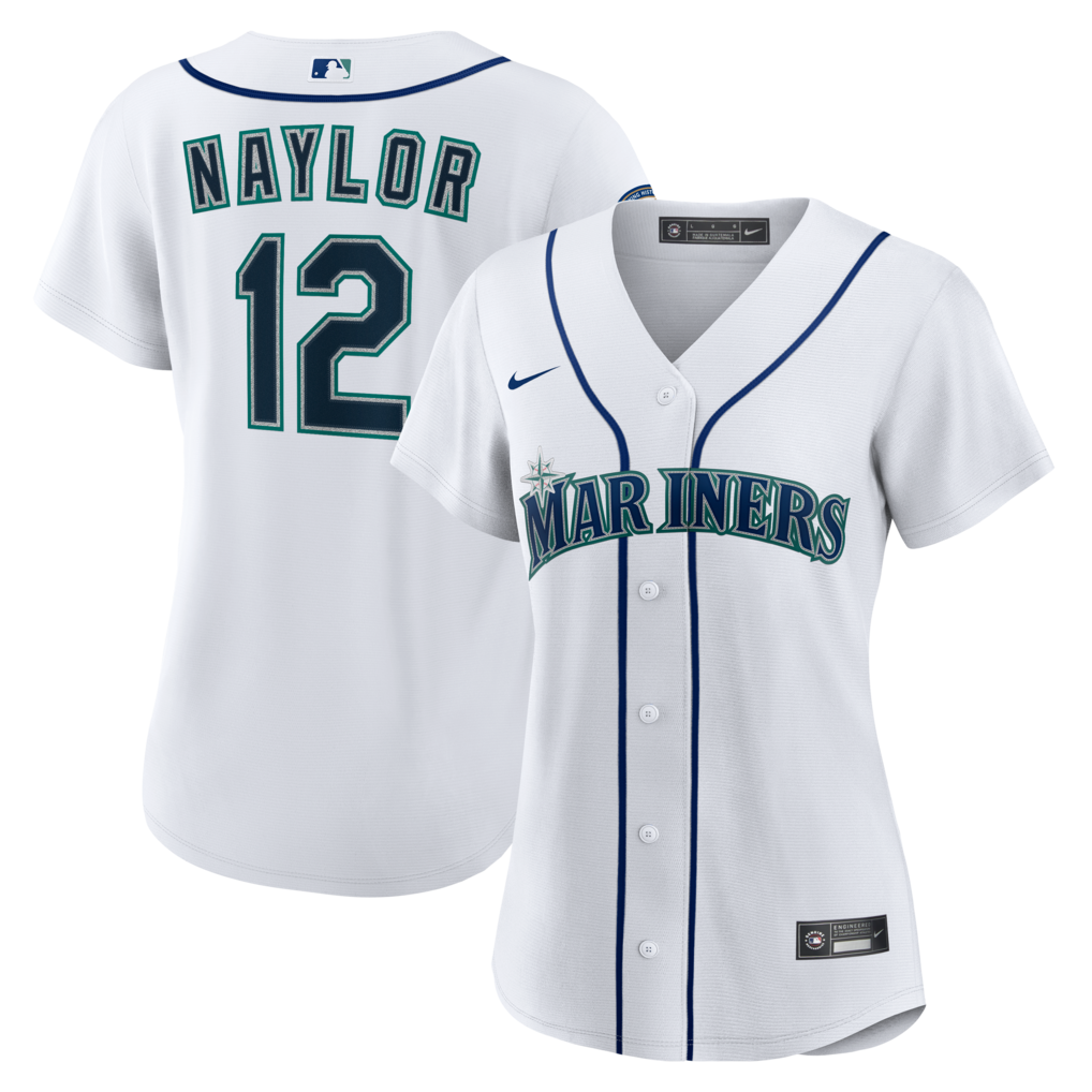 Women's Seattle Mariners Josh Naylor Nike White Home Replica Jersey - Jersey