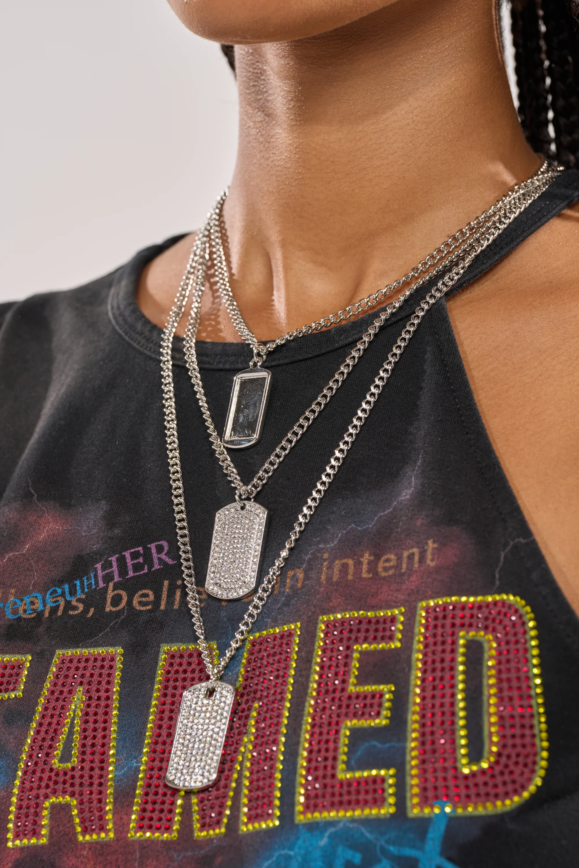 DOG TAG BUT MAKE IT CUTE NECKLACE - Akira Wear