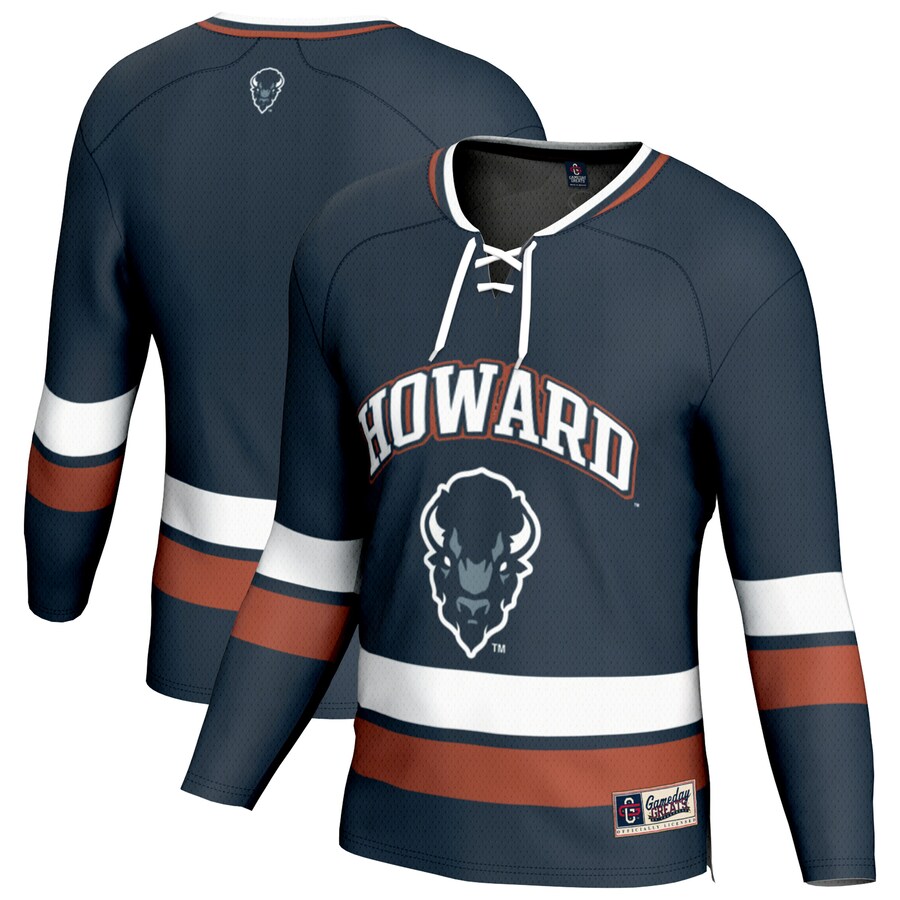 Unisex GameDay Greats Navy Howard Bison Spirit Hockey Jersey - Jersey