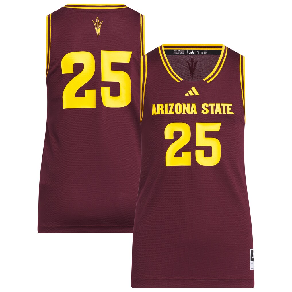 Youth adidas #25 Maroon Arizona State Sun Devils Replica Swingman Jersey - Jersey