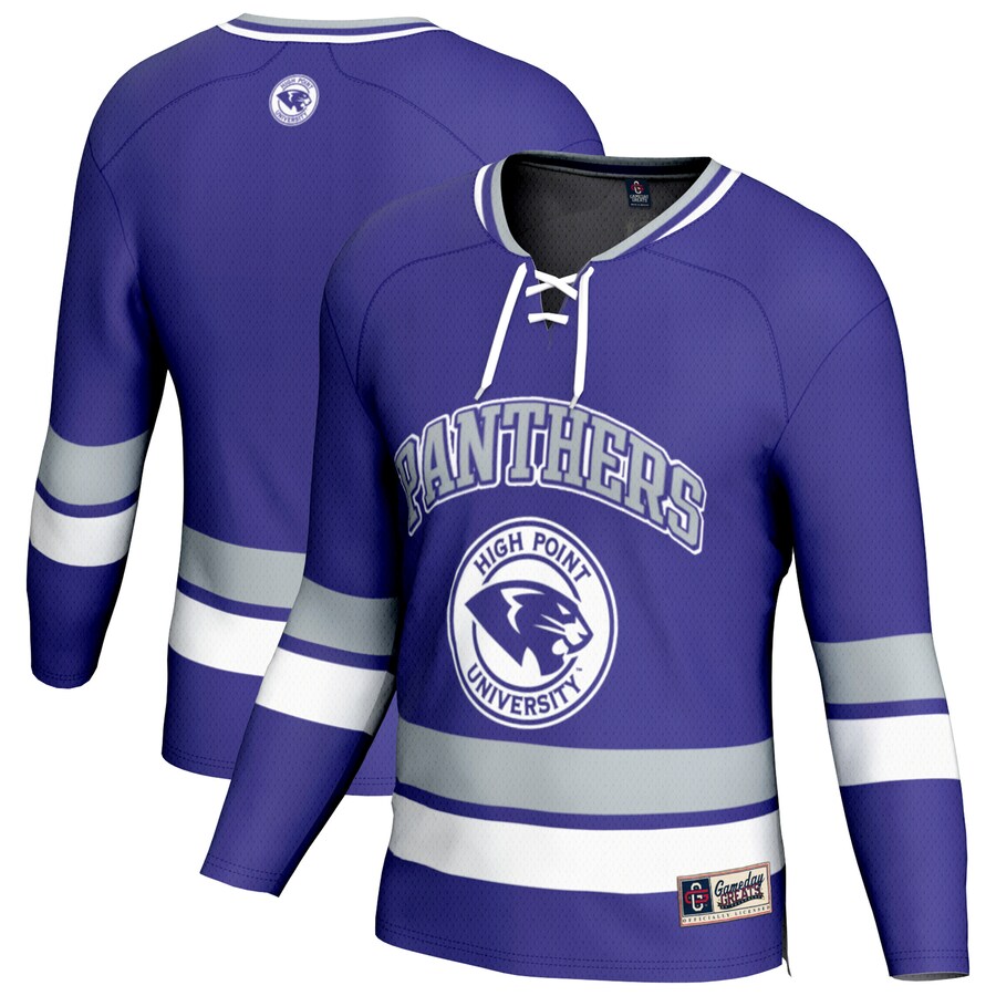 Youth GameDay Greats Purple High Point Panthers Hockey Jersey - Jersey