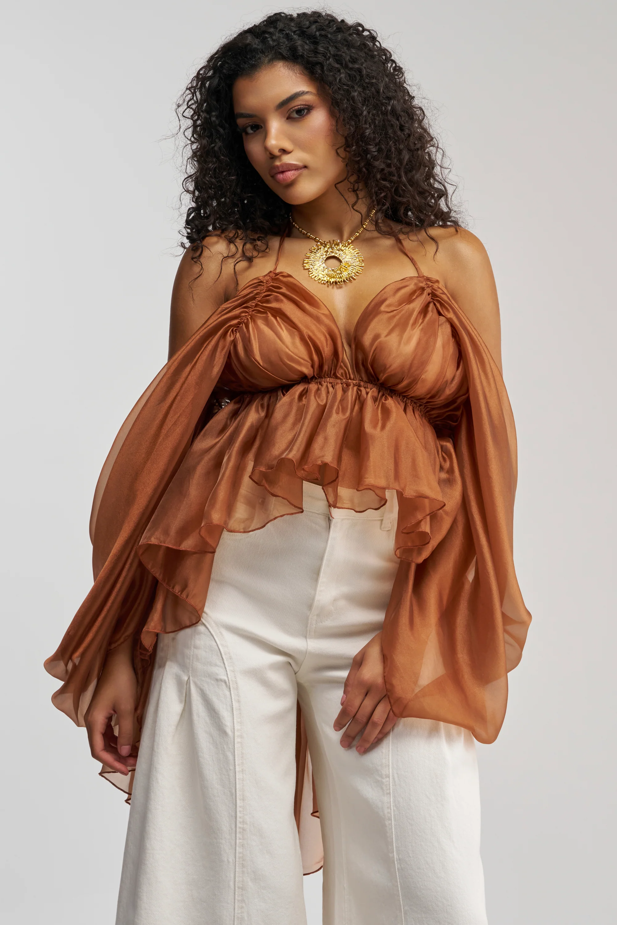 FLY WITH ME CHIFFON BLOUSE - Akira Wear