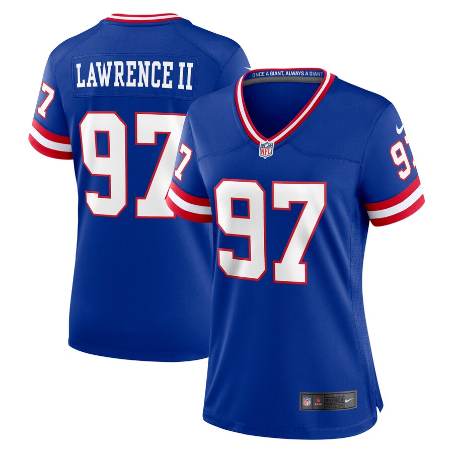 Women's New York Giants Dexter Lawrence Nike Century Red Alternate Game Jersey - Jersey