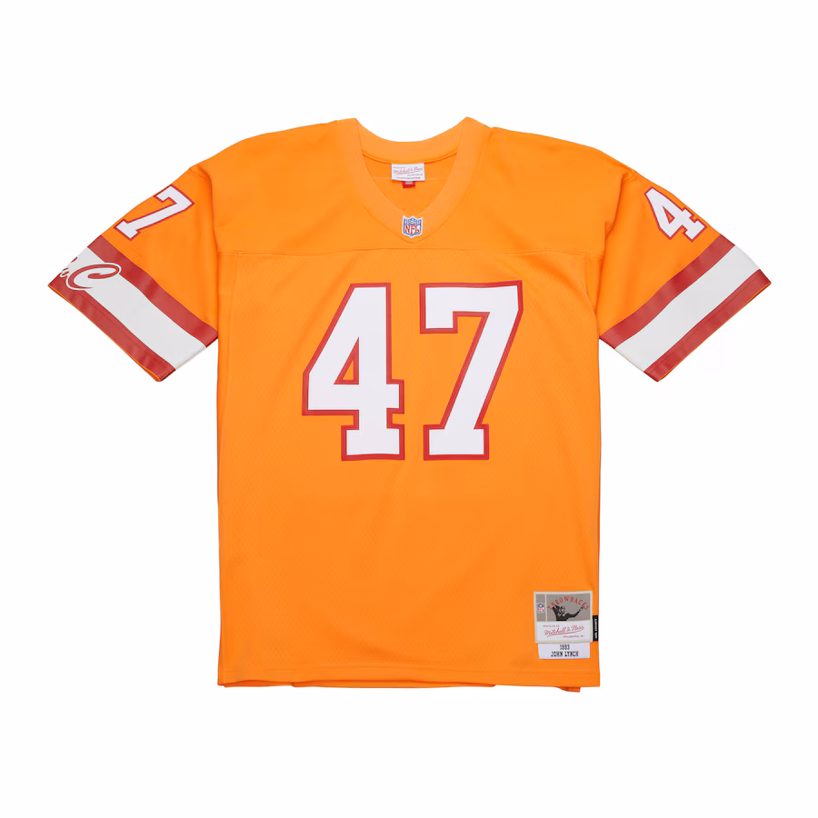 Men's Tampa Bay Buccaneers John Lynch Mitchell & Ness Orange 1993 Legacy Replica Jersey - Jersey