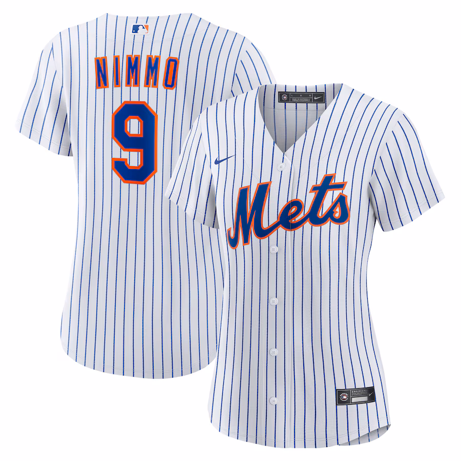 Women's New York Mets Brandon Nimmo Nike White Home Replica Jersey - Jersey