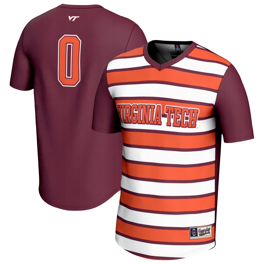Youth GameDay Greats Maroon Virginia Tech Hokies Lightweight Collegiate Soccer Fashion Jersey - Jersey