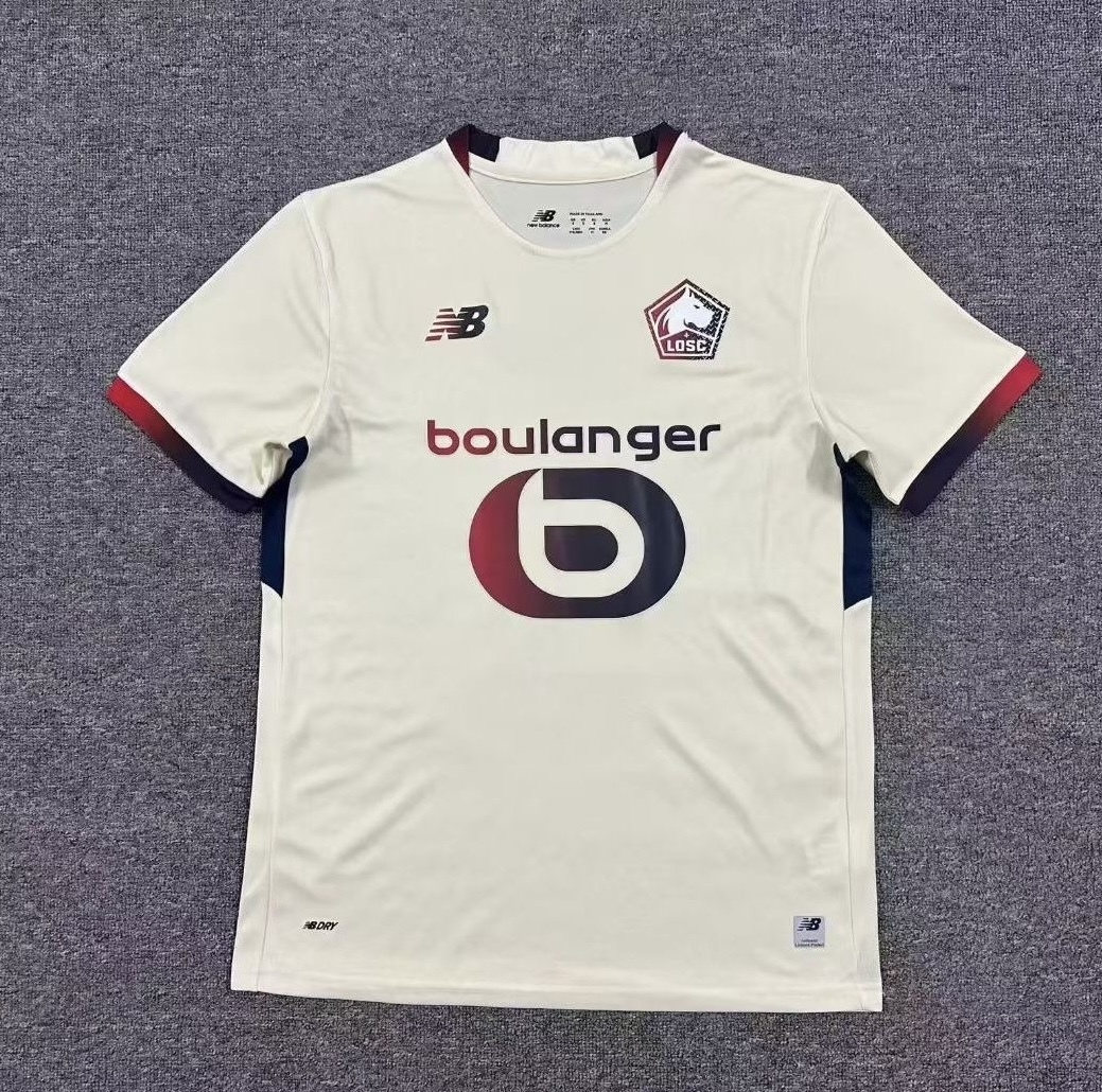 Lille OSC Soccer Jersey Away Custom Shirt 2025-26 - Jersey