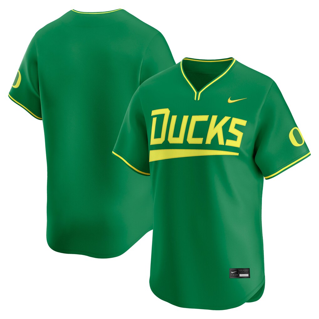 Men's Nike Green Oregon Ducks Baseball Limited Jersey - Jersey