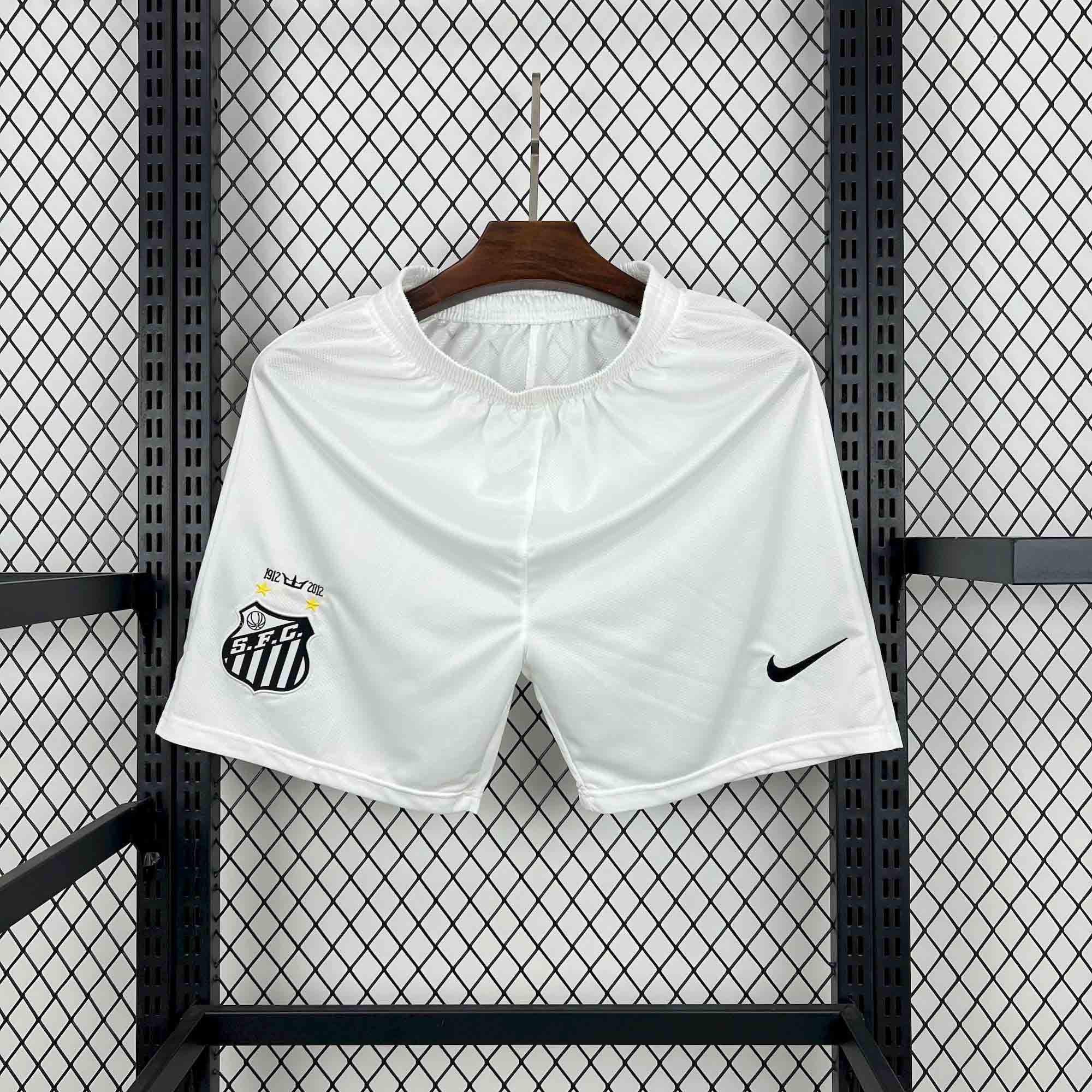 Santos FC Retro Soccer Jersey Home Custom Shorts 2012 - Jersey