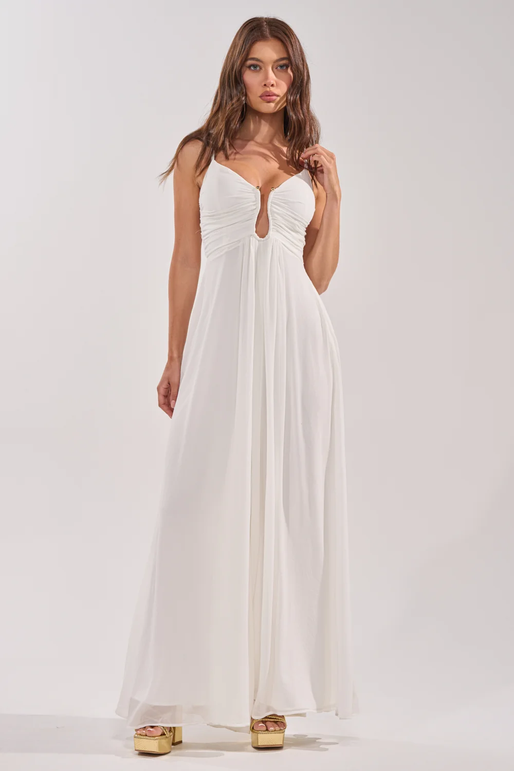 LATE NIGHT IN KAUAI JUMPSUIT IN WHITE - Akira Wear