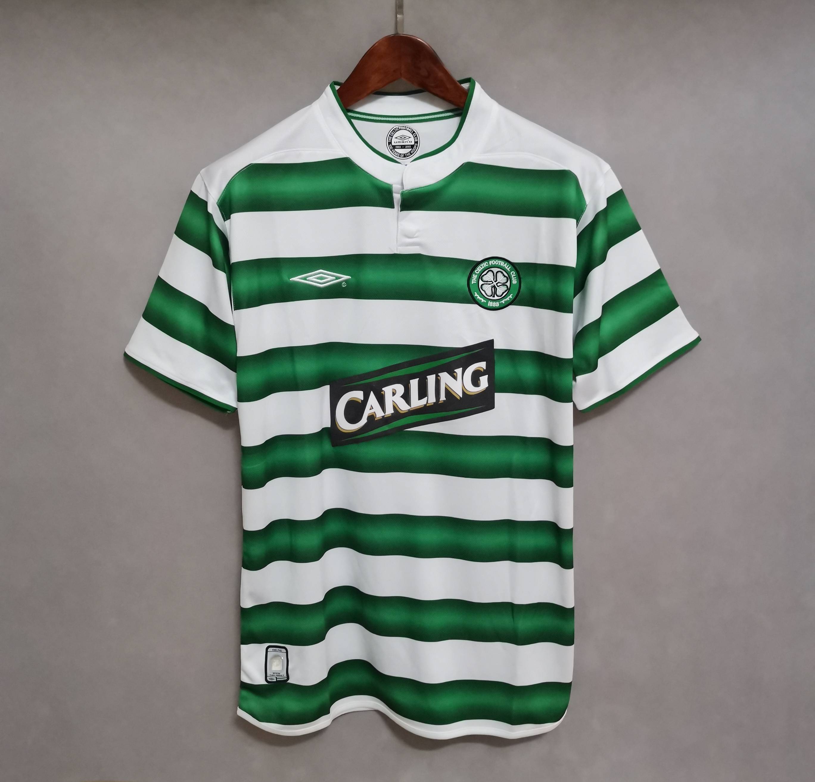 Celtic Retro Soccer Jersey Home Custom Shirt 2003/04 - Jersey