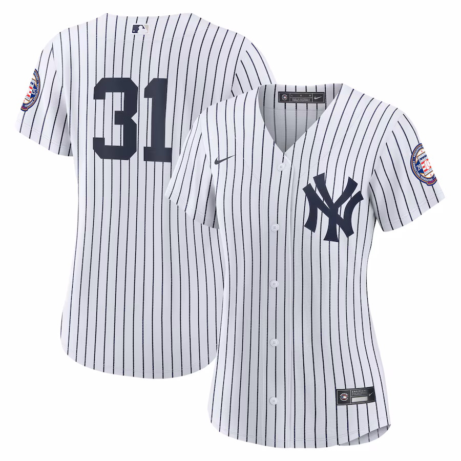 Women's New York Yankees Ichiro Suzuki Nike White 2025 Baseball Hall of Fame Replica Jersey - Jersey