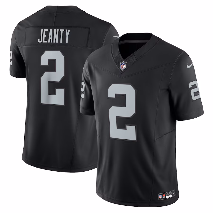Men's Las Vegas Raiders Ashton Jeanty Nike Black Team Limited Jersey - Jersey