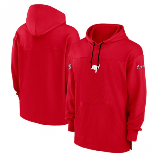 Men's Tampa Bay Buccaneers Red Performance Pullover Hoodie - Jersey