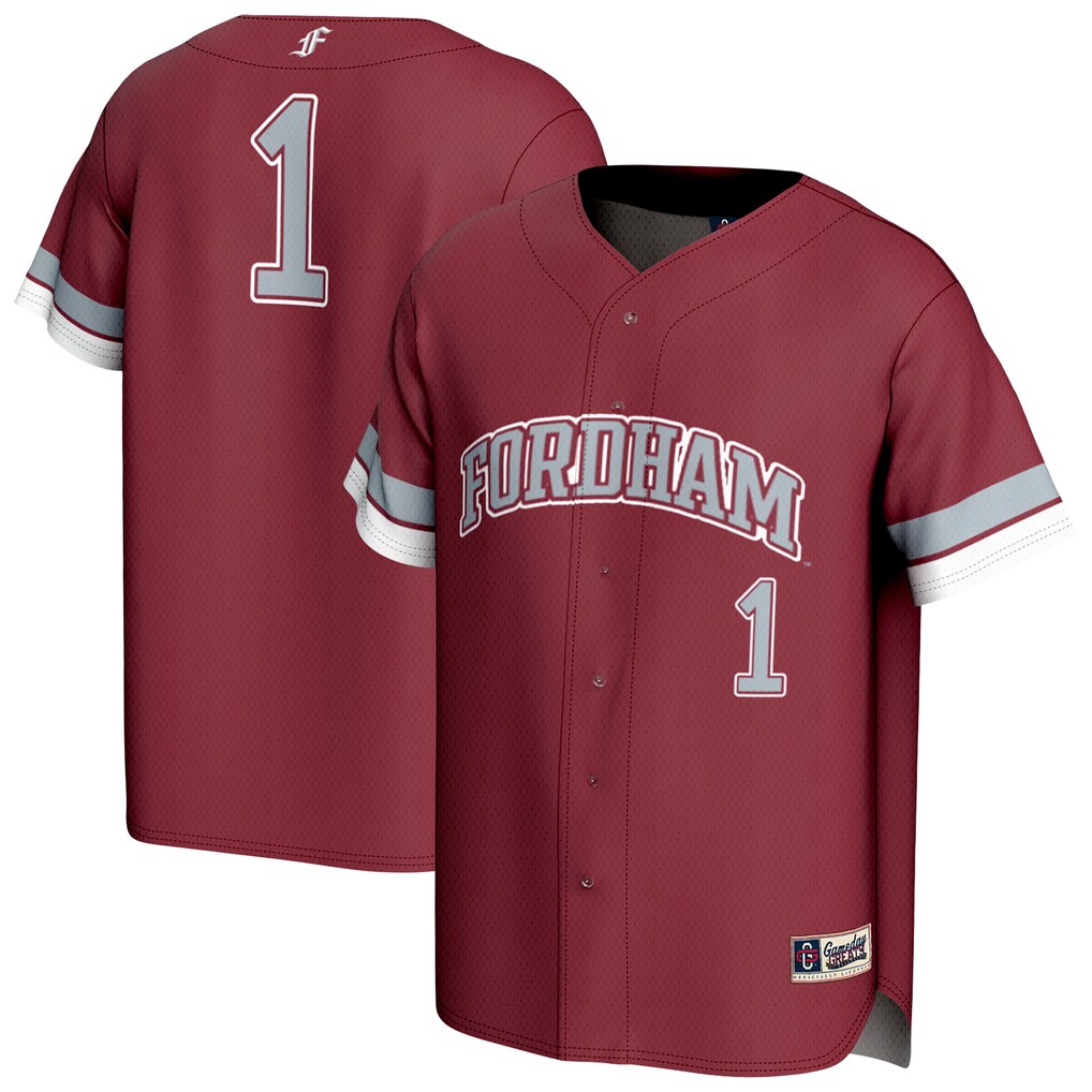 Youth GameDay Greats Maroon Fordham Rams Lightweight Collegiate Baseball Fashion Jersey - Jersey