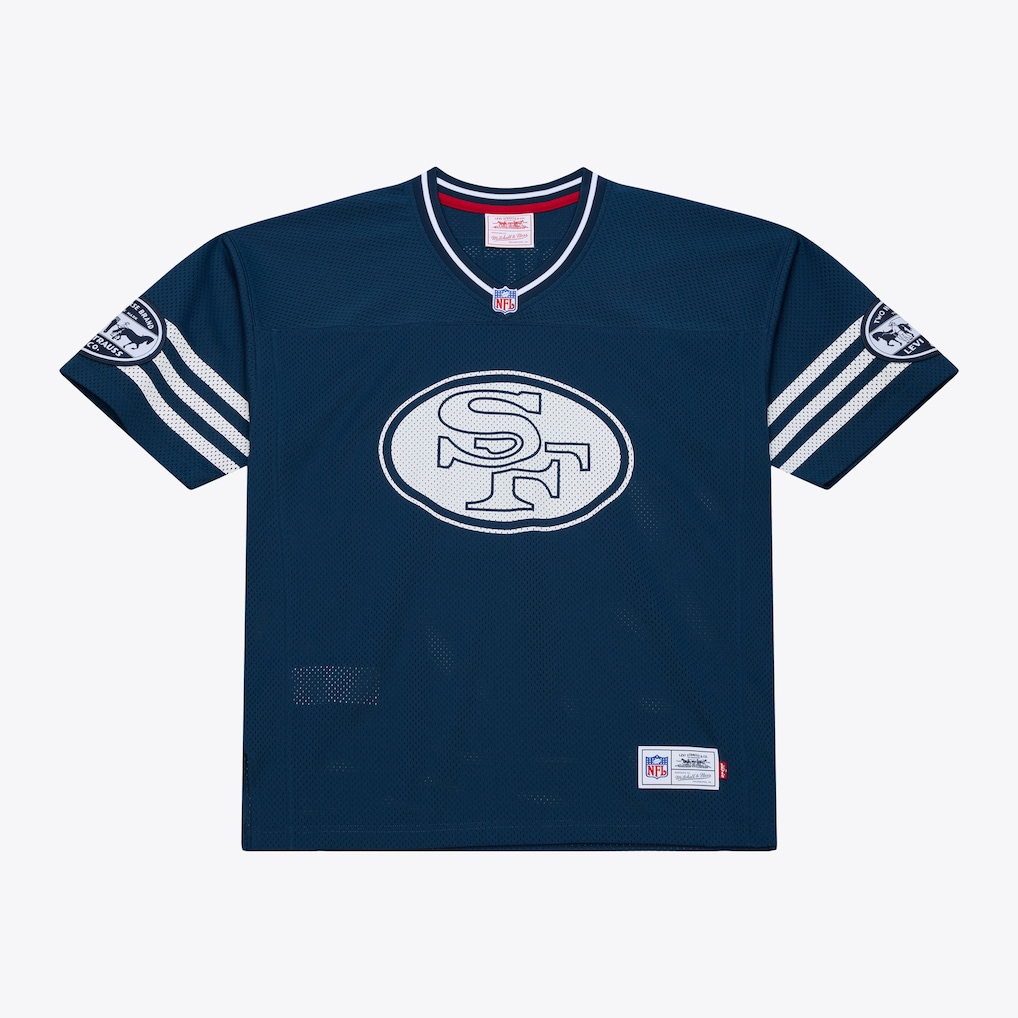 Unisex San Francisco 49ers Jerry Rice Mitchell & Ness x Levi's Navy Legacy Jersey - Jersey