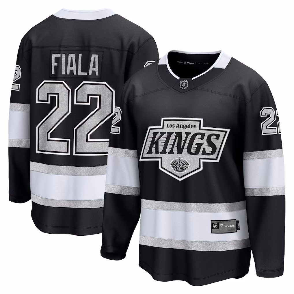Men's Los Angeles Kings Kevin Fiala Fanatics Black Home Breakaway Jersey - Jersey