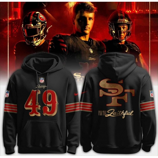 Men's San Francisco 49ers Black 2025 “Rivalries” Pullover Hoodie - Jersey