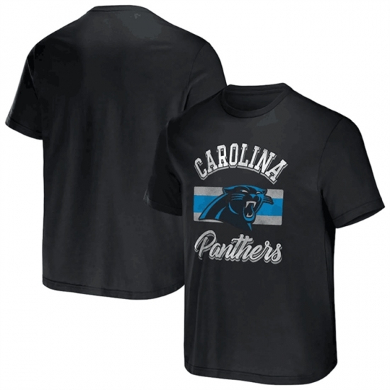 Men's Carolina Panthers Black X Darius Rucker Collection Stripe T Shirt - Jersey