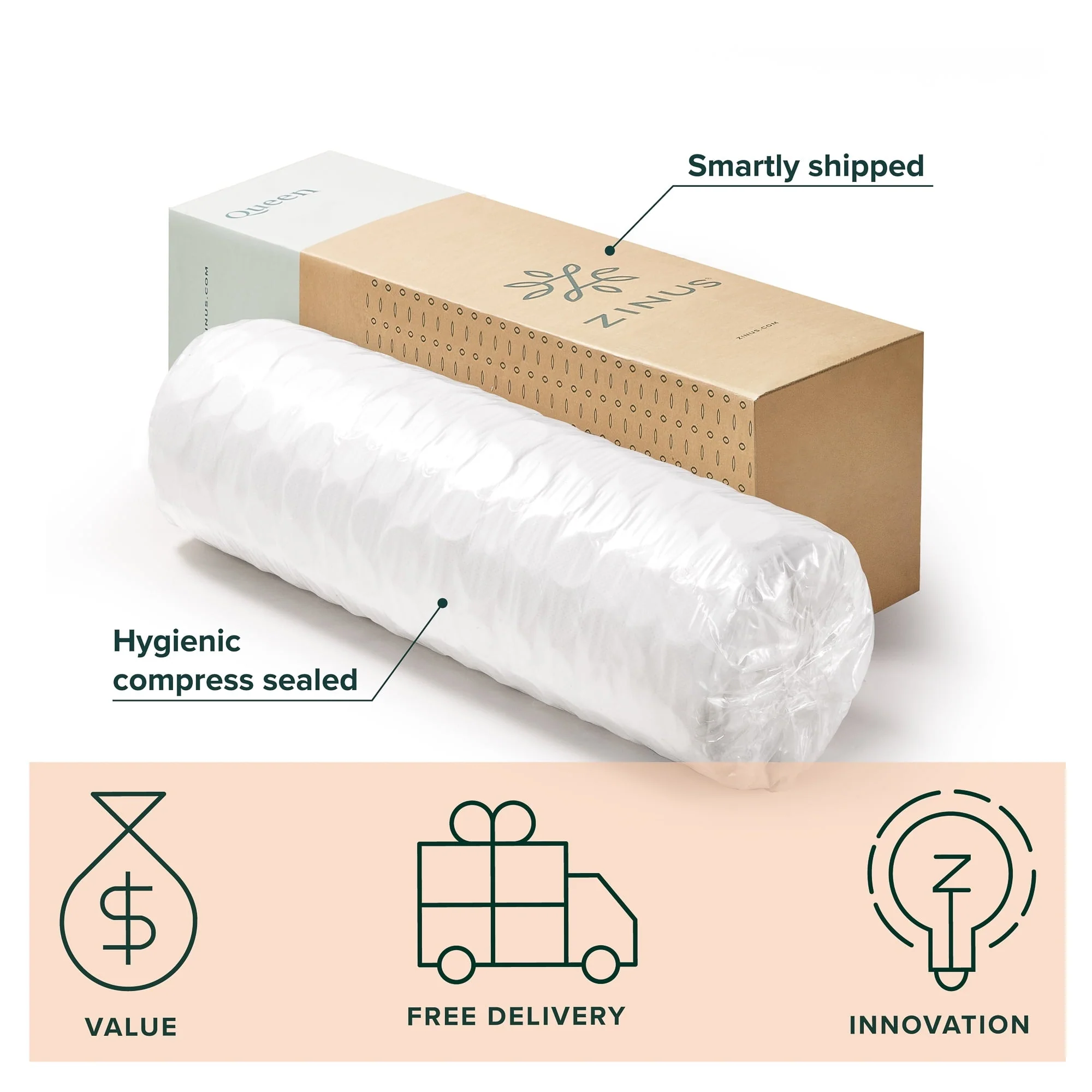 Zinus Cool Touch Comfort 8