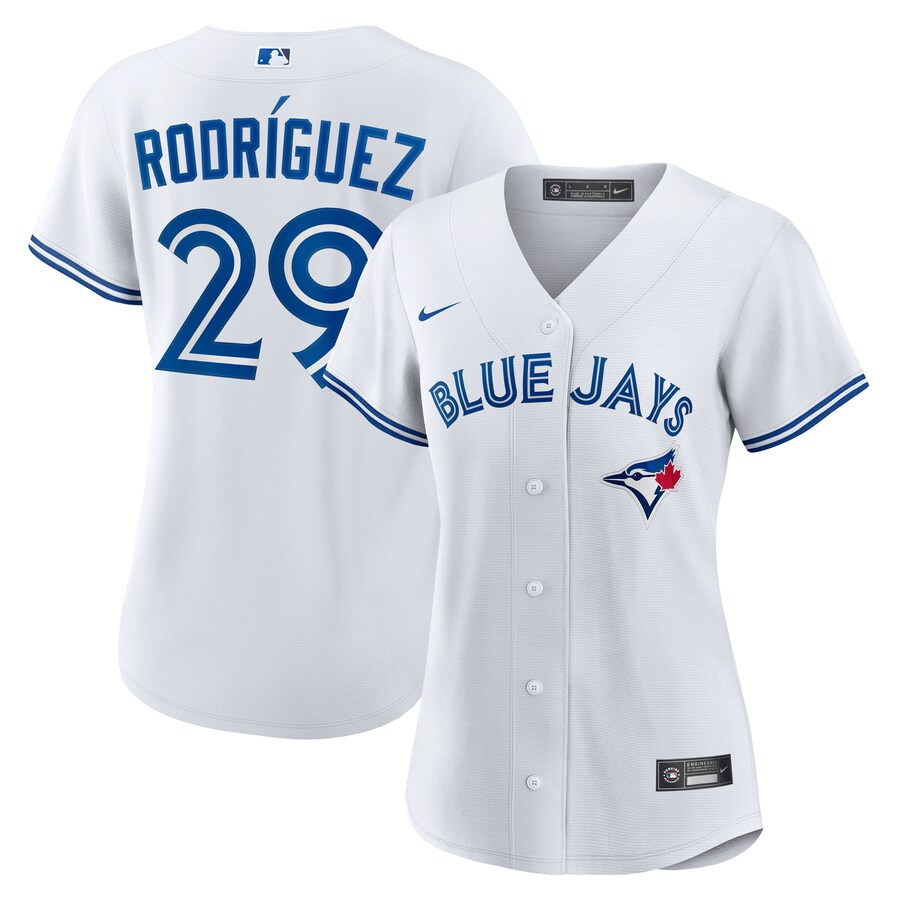 Women's Toronto Blue Jays Yariel Rodriguez Nike White Home Replica Jersey - Jersey