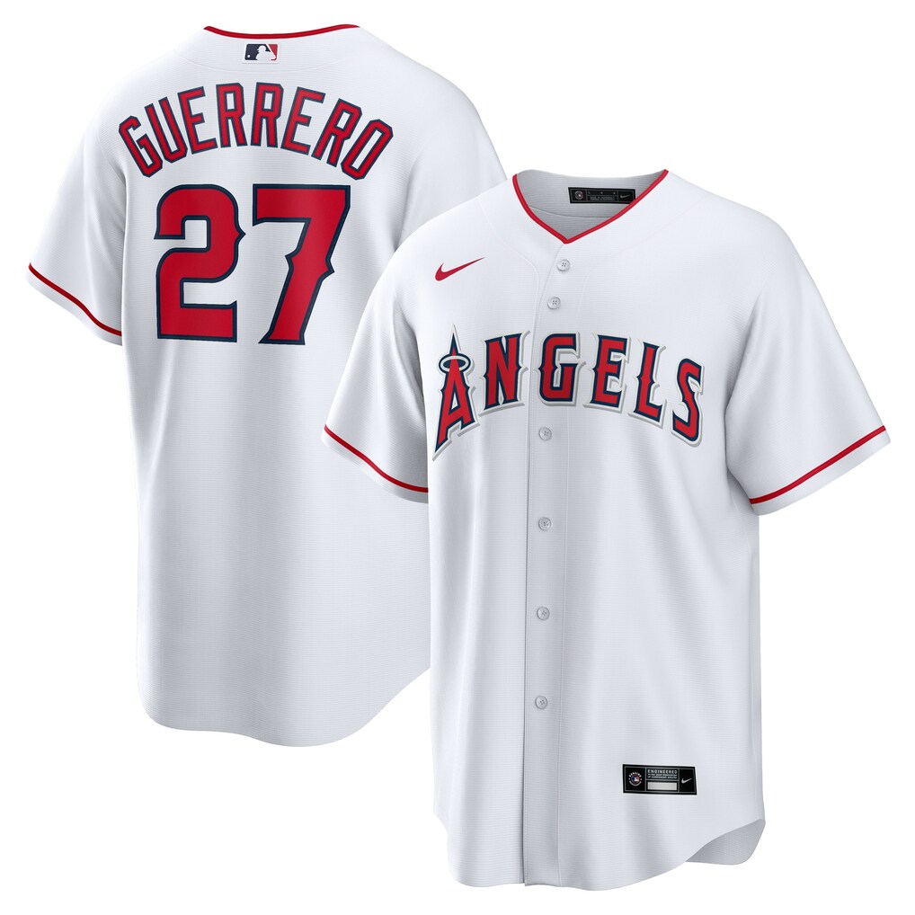 Men's Los Angeles Angels Vladimir Guerrero Nike White Home Retired Player Replica Jersey - Jersey
