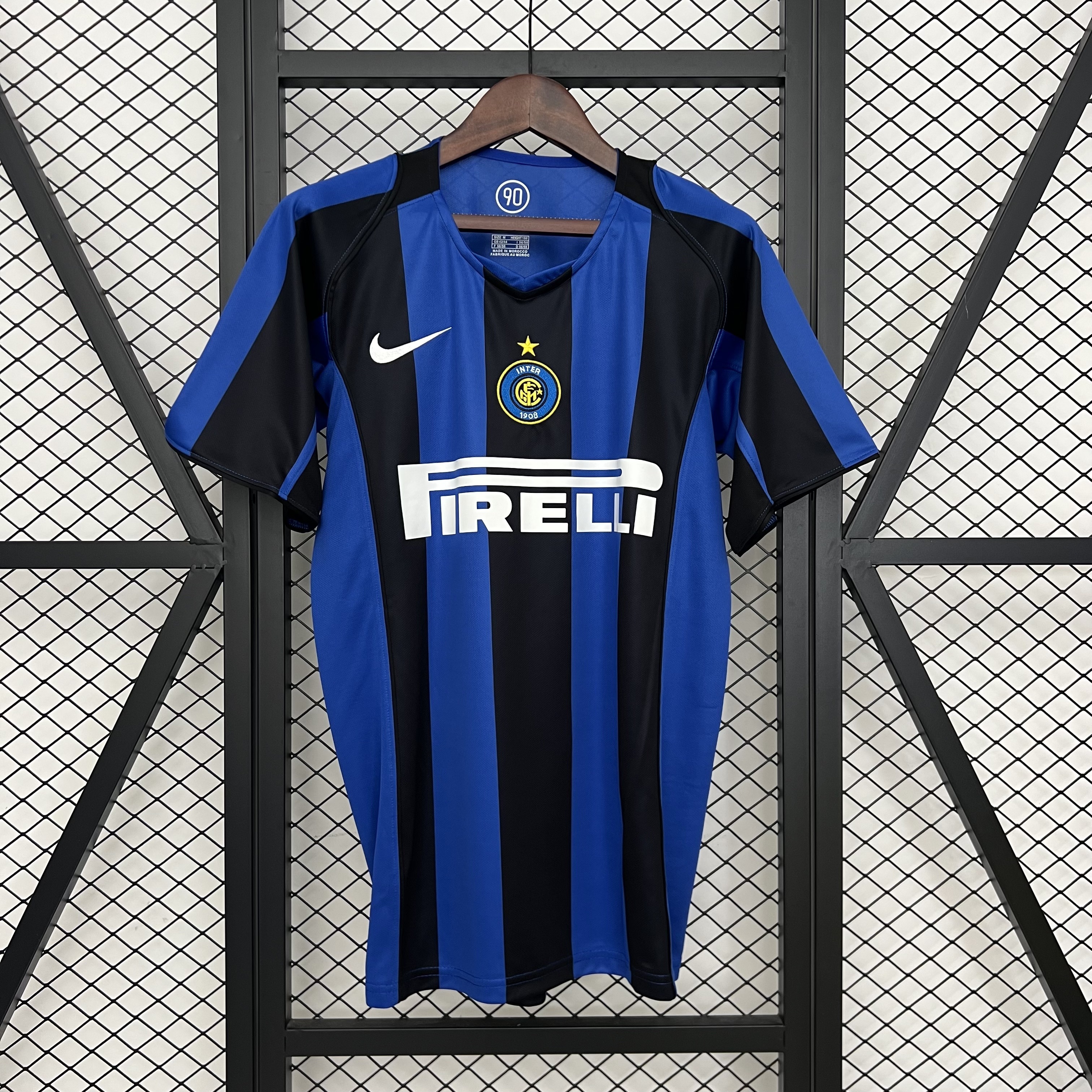 Inter Milan Jersey Custom Home Soccer Jersey 2004/05 - Jersey