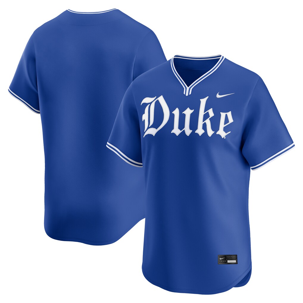 Men's Nike Royal Duke Blue Devils Baseball Limited Jersey - Jersey