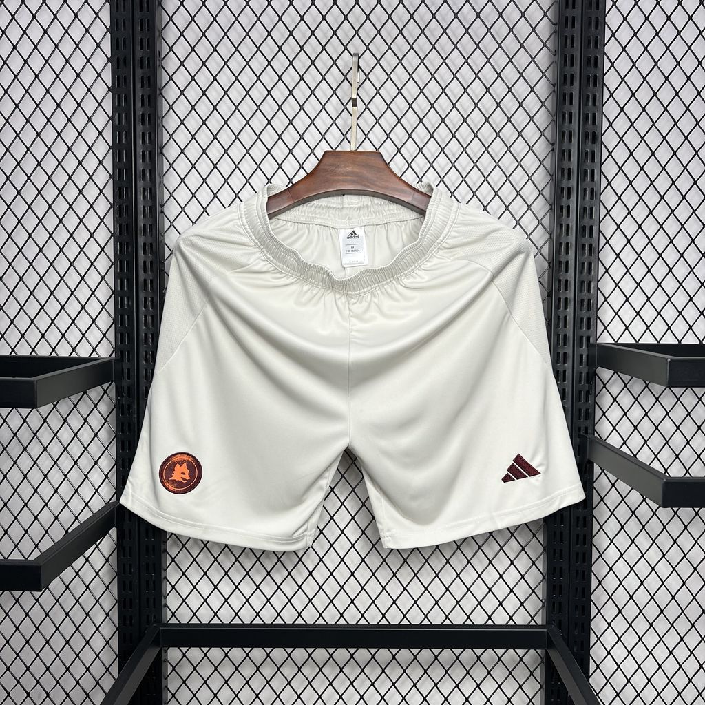 Roma Soccer Jersey Away Custom Shorts 2024/25 - Jersey
