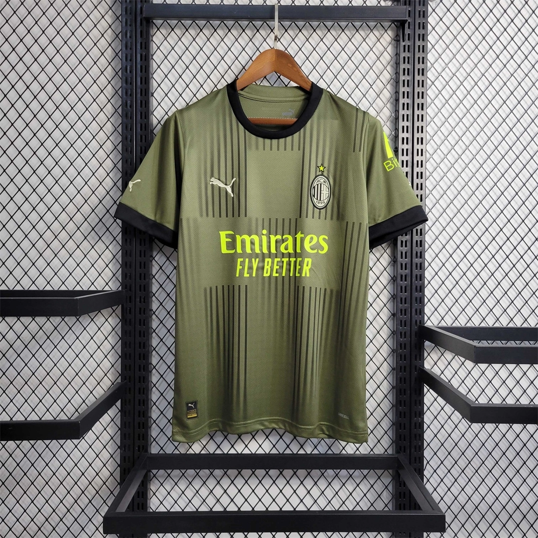 AC Milan Retro Soccer Jersey Third Away Custom Shirt 2022/23 - Jersey
