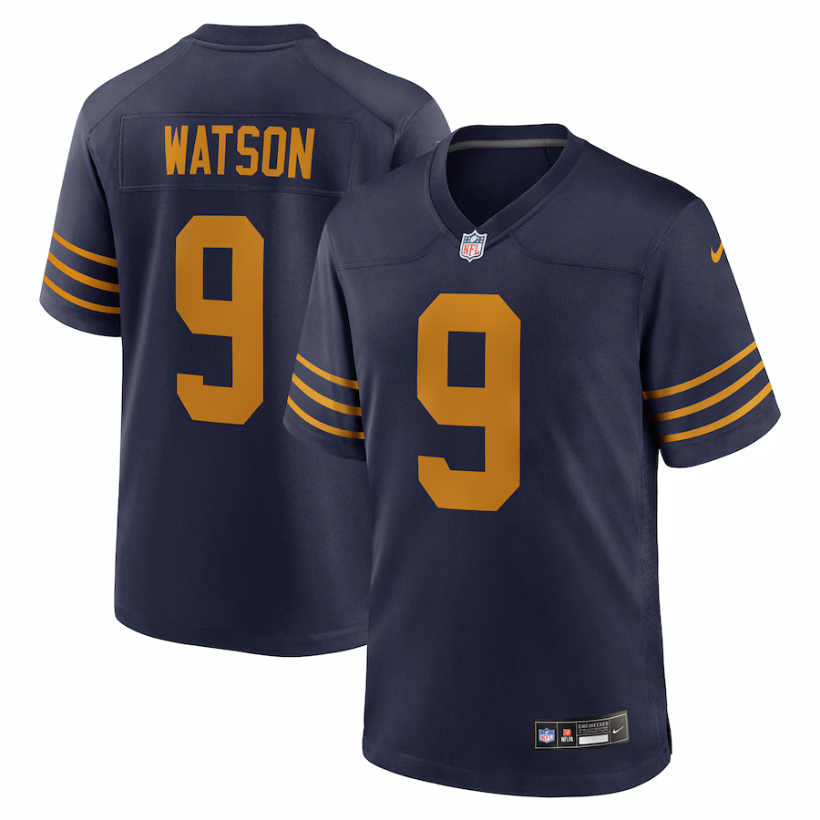 Men's Green Bay Packers Christian Watson Nike Navy The 1923 Classic Game Jersey - Jersey