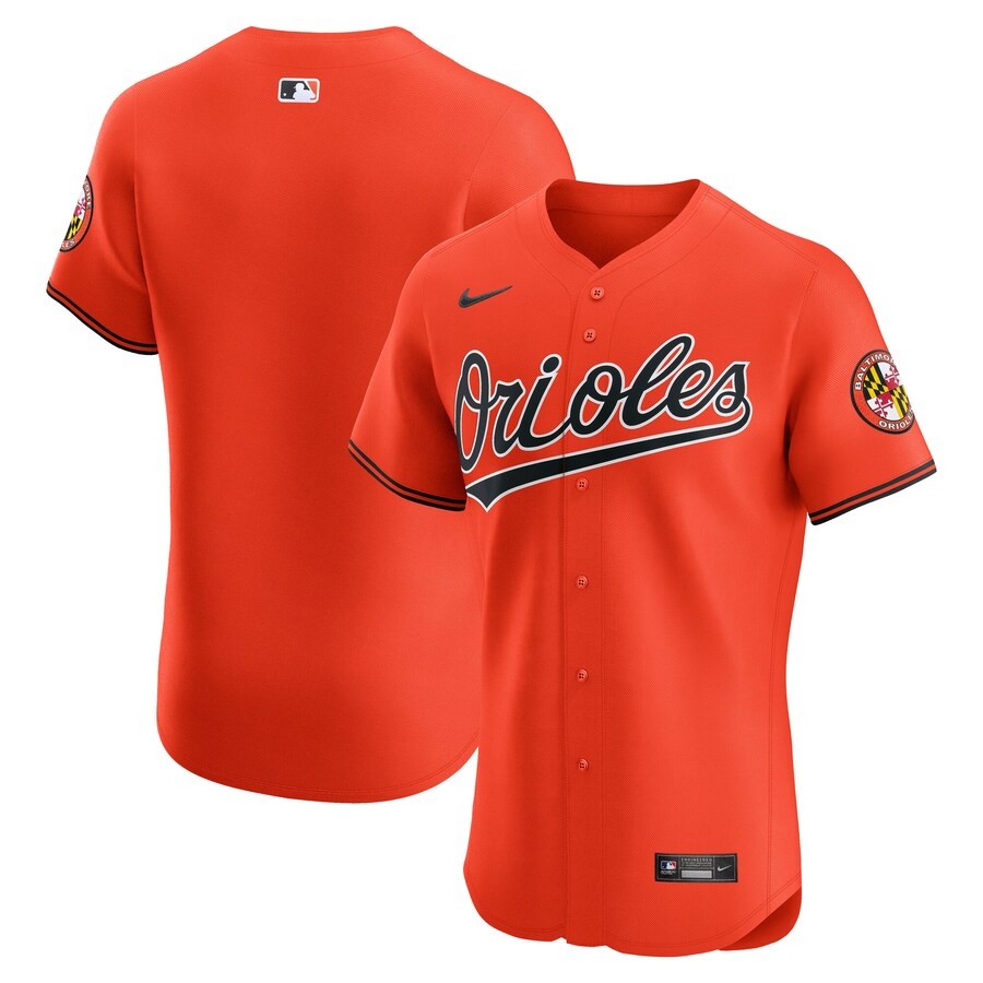 Men's Baltimore Orioles Nike Orange Alternate 2 Elite Jersey - Jersey