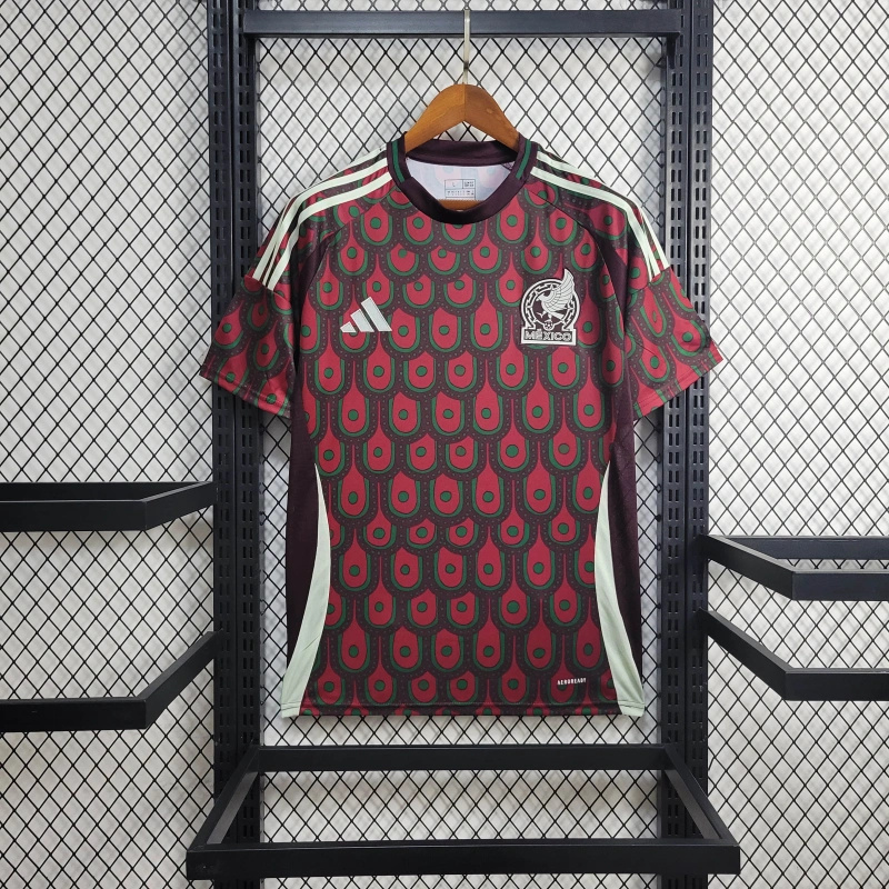 Mexico Soccer Jersey Home Custom Shirt Copa America 2024 - Jersey