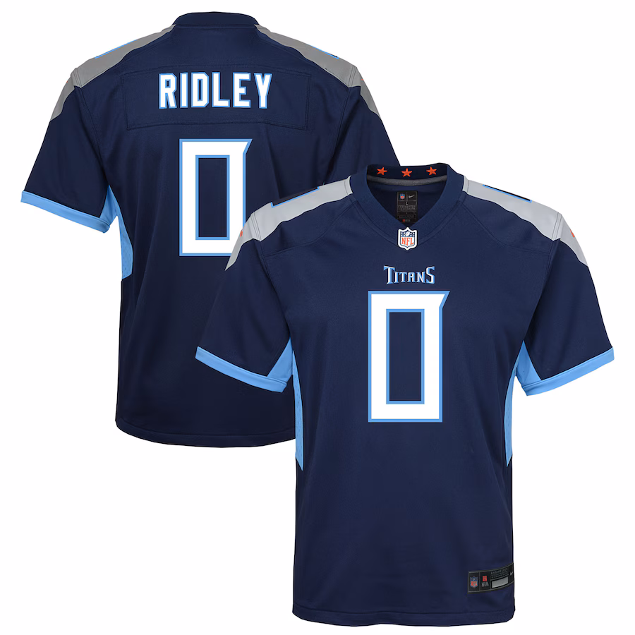 Youth Tennessee Titans Calvin Ridley Nike Navy Game Jersey - Jersey