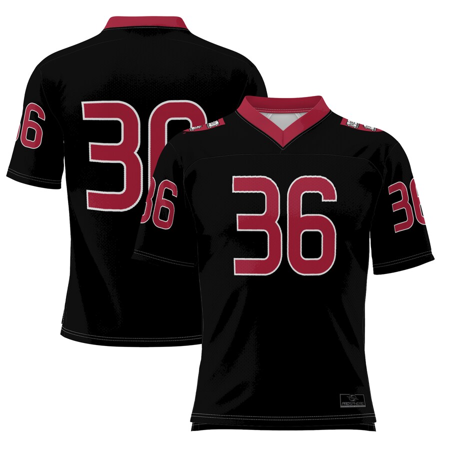 Youth GameDay Greats #36 Black Harvard Crimson Football Jersey - Jersey