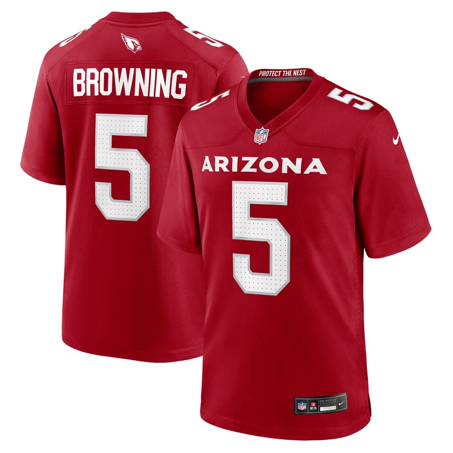 Men's Arizona Cardinals Baron Browning Nike Cardinal Team Game Jersey - Jersey