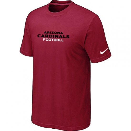 Nike Arizona Cardinals Sideline Legend Authentic Font Dri-FIT NFL T-Shirt Red - Jersey