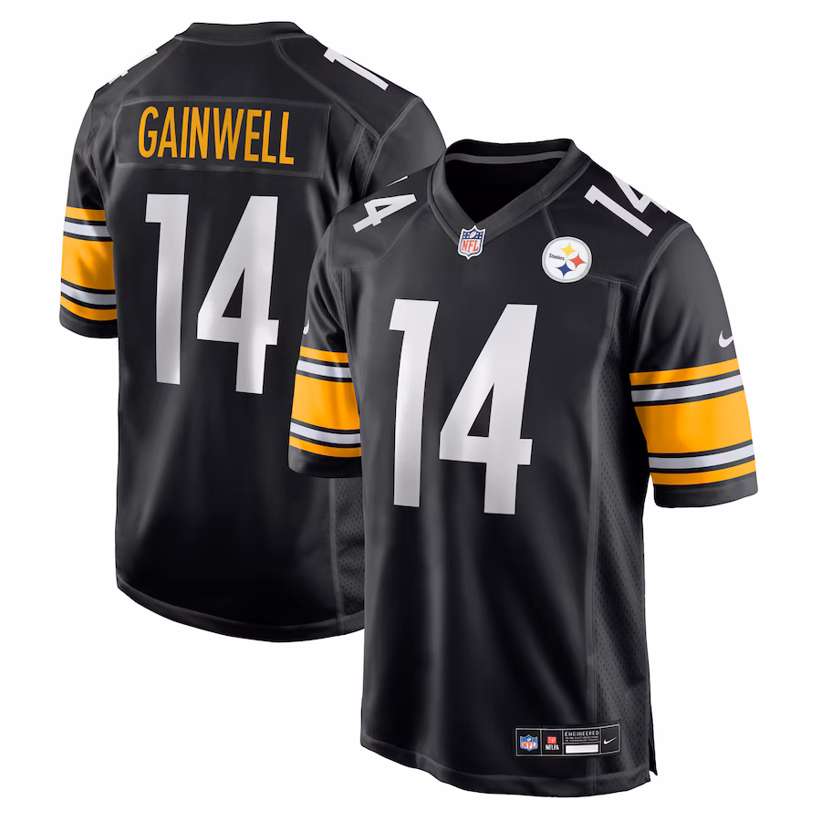 Men's Pittsburgh Steelers Kenneth Gainwell Nike Black Team Game Jersey - Jersey