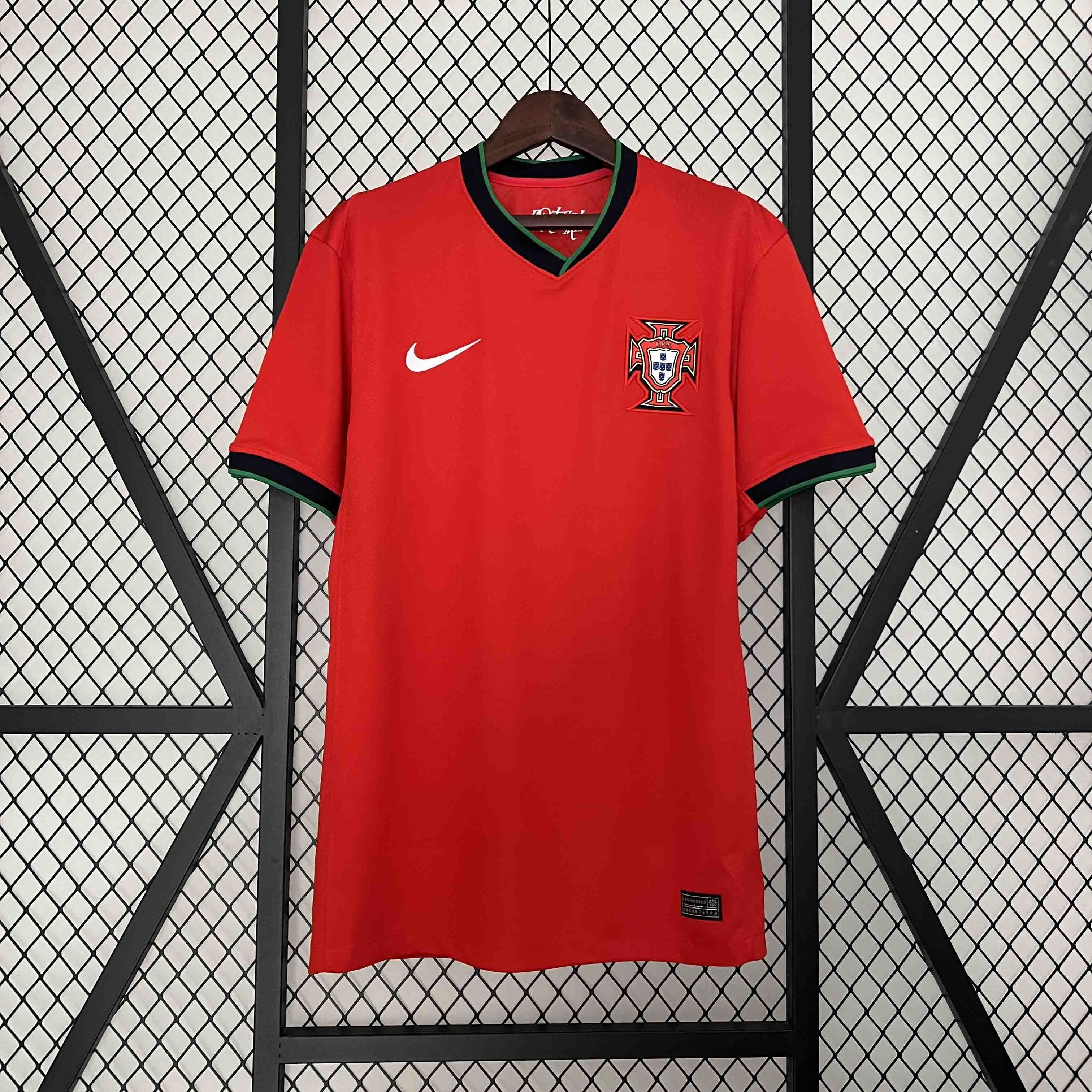 Portugal Soccer Jersey Home Custom Shirt EURO 2024 - Jersey