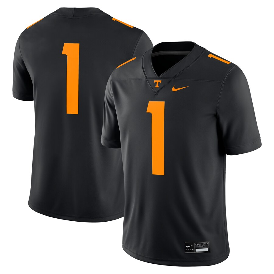 Men's Nike Black Tennessee Volunteers Alternate Game Jersey - Jersey