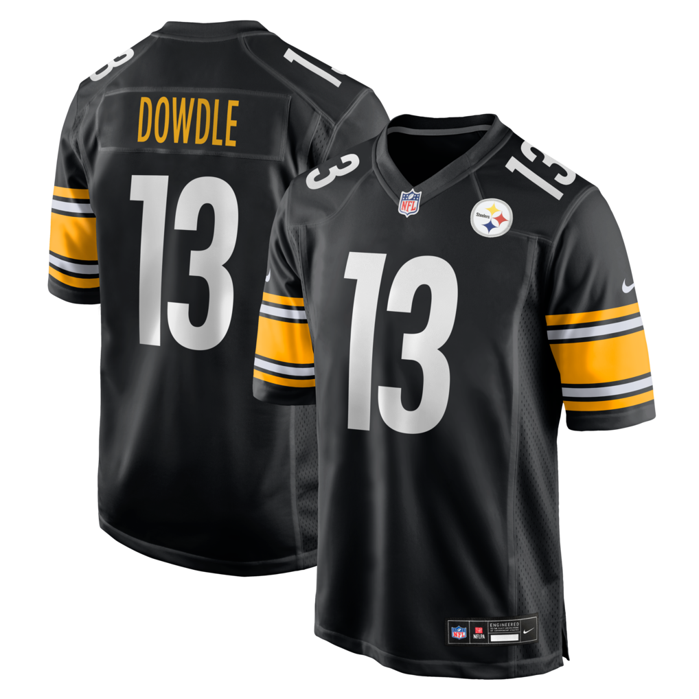 Men's Pittsburgh Steelers Rico Dowdle Nike Black Game Jersey - Jersey