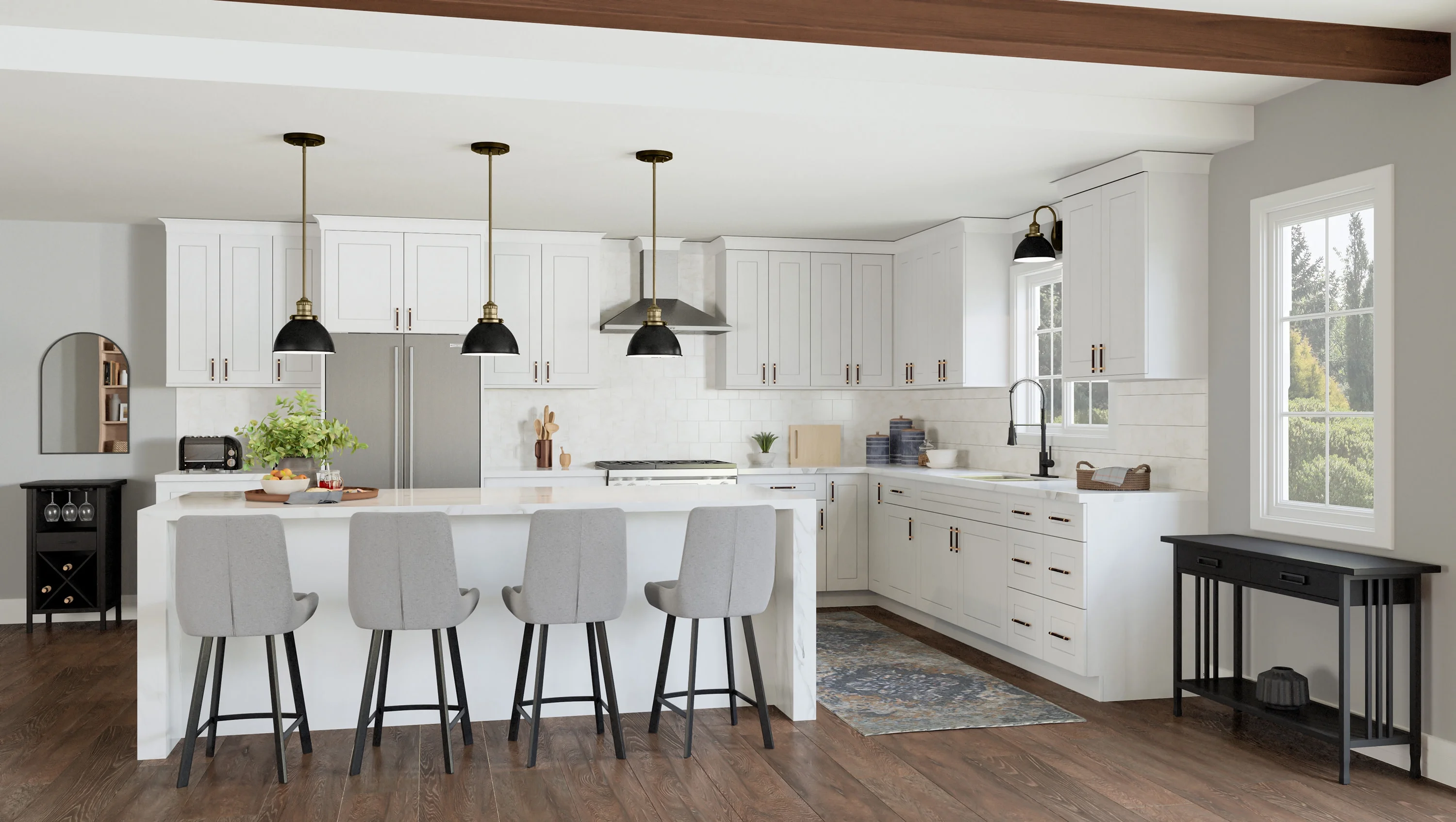 Design House Brookings Assembled Shaker Style Wall Kitchen Cabinet (30