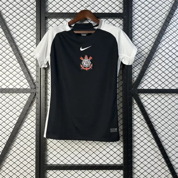 Corinthians Soccer Jersey Away Women's Custom Shirt 2025 - Jersey