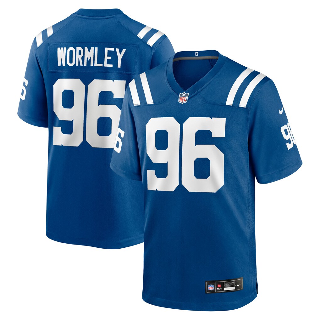Men's Indianapolis Colts Chris Wormley Nike Royal Team Game Jersey - Jersey