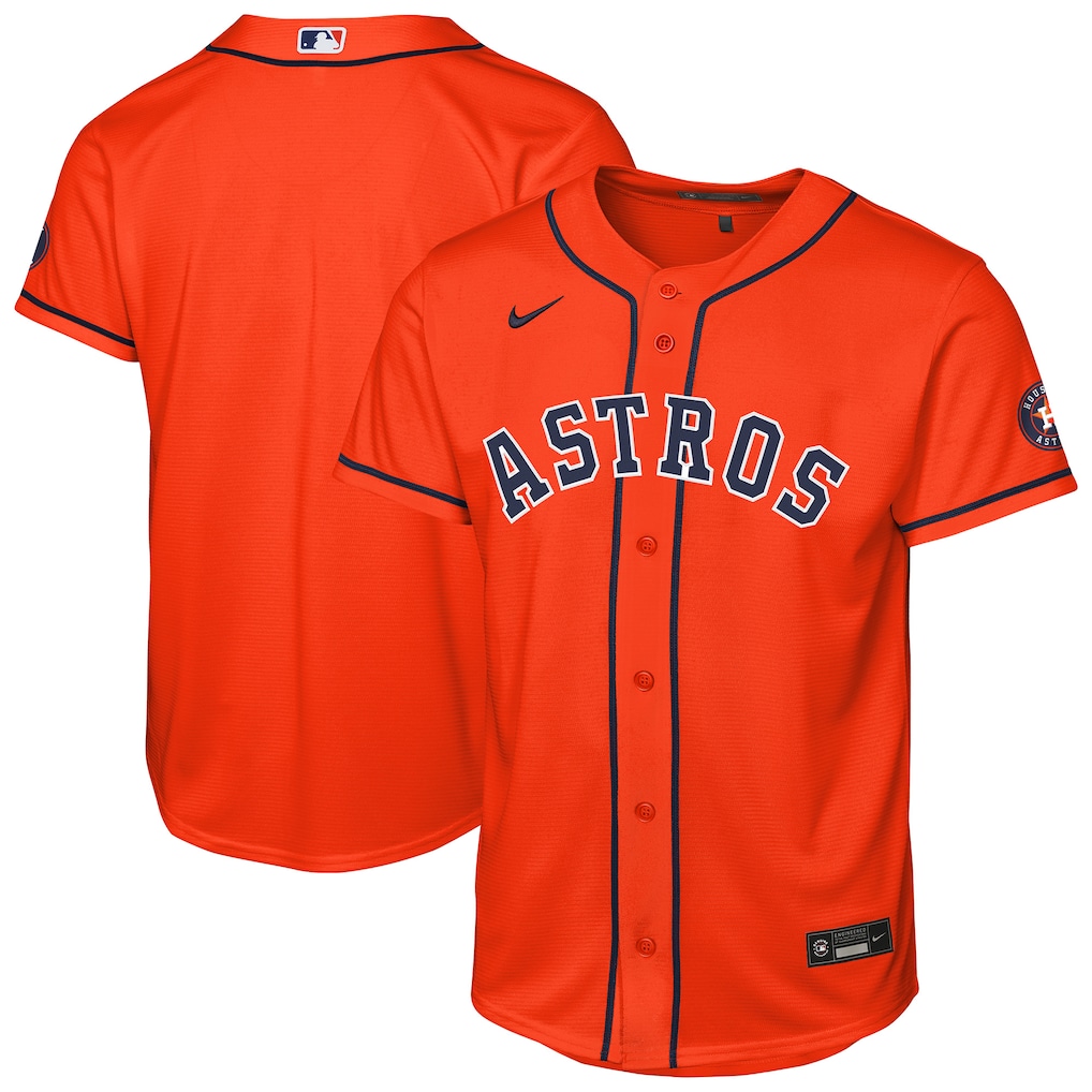 Youth Houston Astros Nike Orange Alternate Stadium Jersey - Jersey