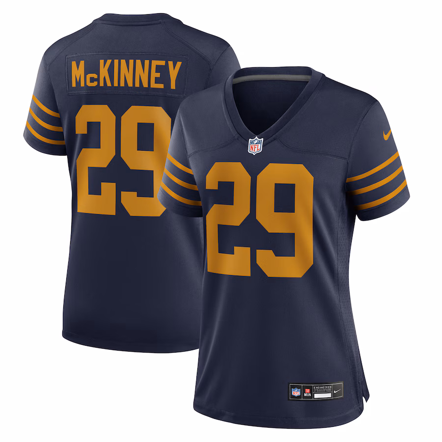 Women's Green Bay Packers Xavier McKinney Nike Navy The 1923 Classic Game Jersey - Jersey